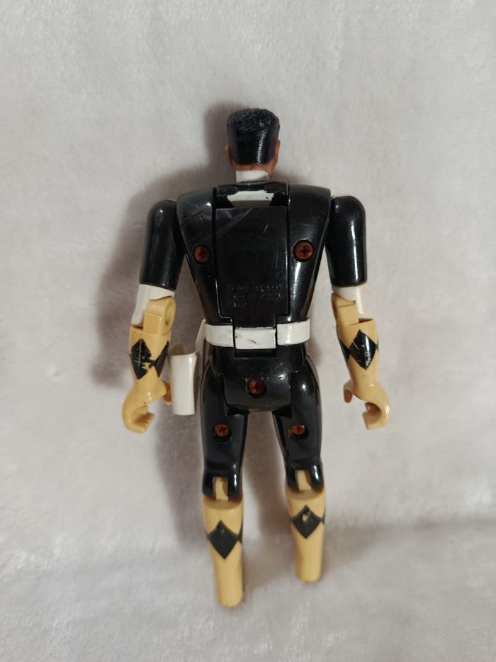 À saisir : figurine retro " Power Rangers noir " , bandaï , 1993 ! - photo numéro 2