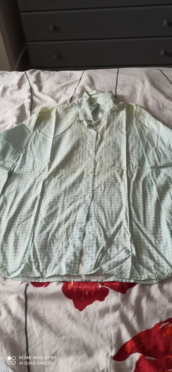 Chemisier Vichy Bleu t. 42