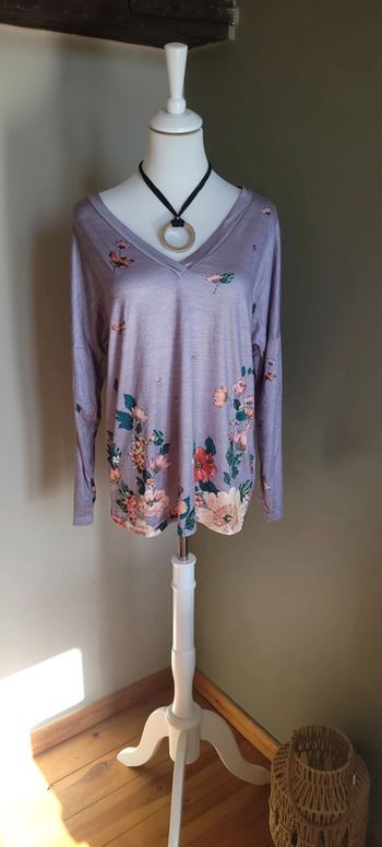 T-shirt fin longues manches Taille 44