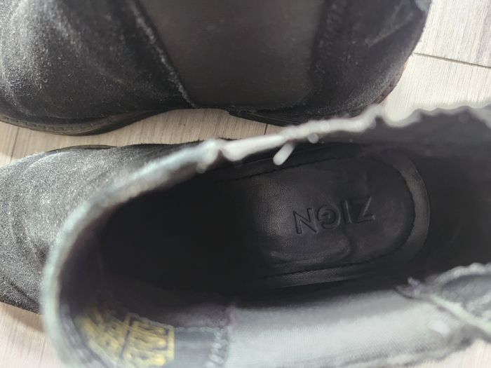 Bottines Zign – Suède Noir – Taille 41 - photo numéro 2