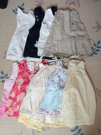 Lot robes filles 6 mois été