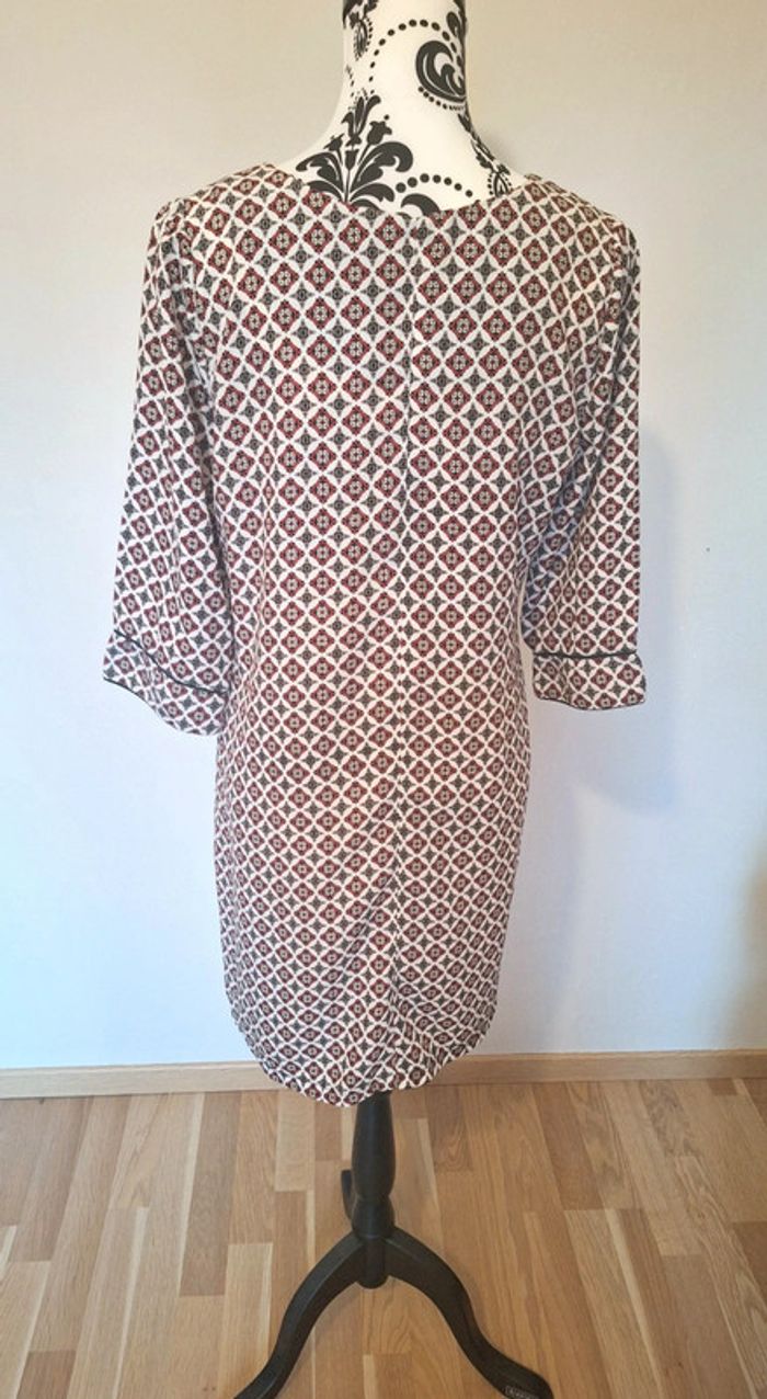 Sublime robe à motif taille M comme neuve - photo numéro 5