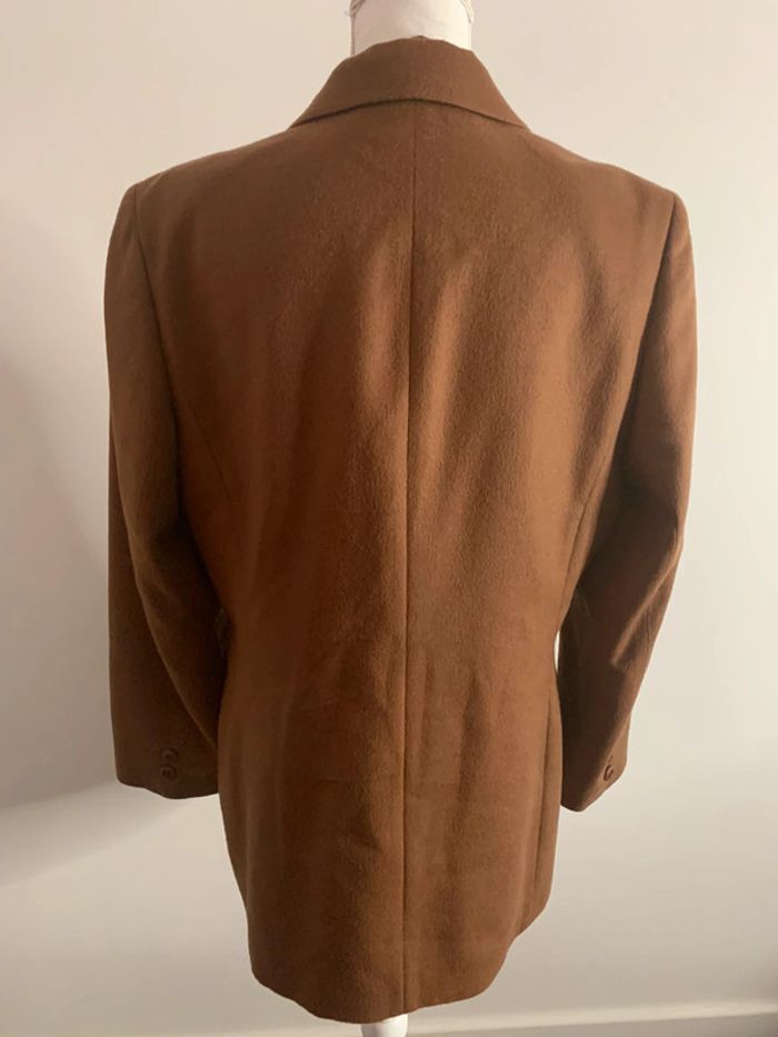 Blazer Camel Laine vierge et Cachemire Vintage T42 XL - photo numéro 6