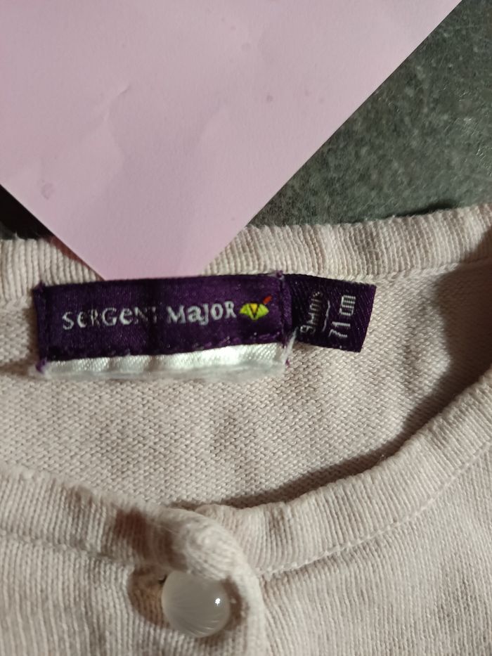 Gilet court coquillage 9 mois - photo numéro 3