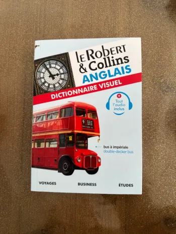 Livre le Robert & collins anglais dictionnaire visuel