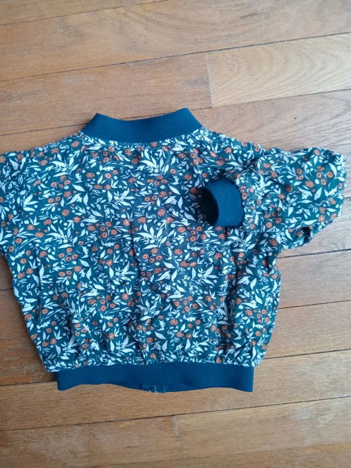 Gilet fille fleuri Eden et Victor 2 ans (88 cm) - photo numéro 8
