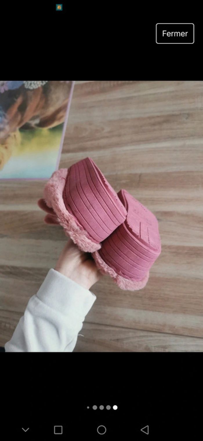 Jolie chaussons 38 tout doux - photo numéro 7