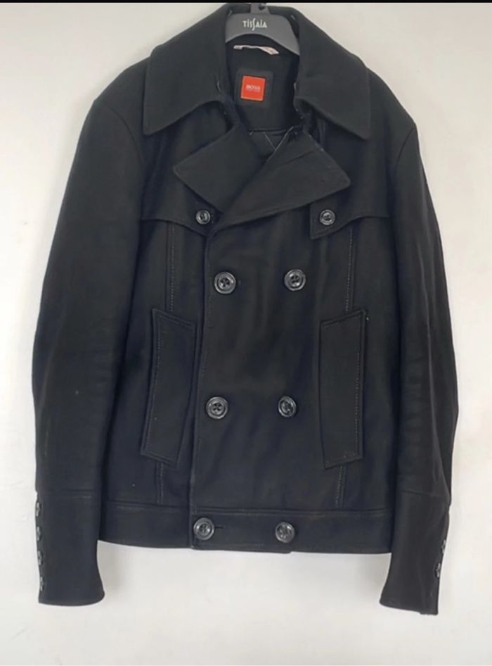 Beau manteau Hugo Boss T 48 M Europe couleur noire - photo numéro 8