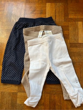 Lot 3 legging taille 6 mois