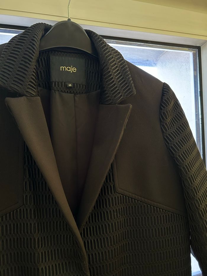 Manteau noir MAJE