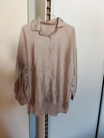 Chemise tunique effet satiné Taille unique
