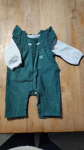 Ensemble salopette fille 
