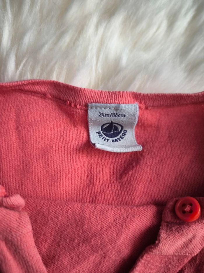 🩷 Joli gilet fin Petit Bateau en 24 mois 🩷 - photo numéro 3