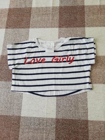 Tee shirt court rayé 12 mois