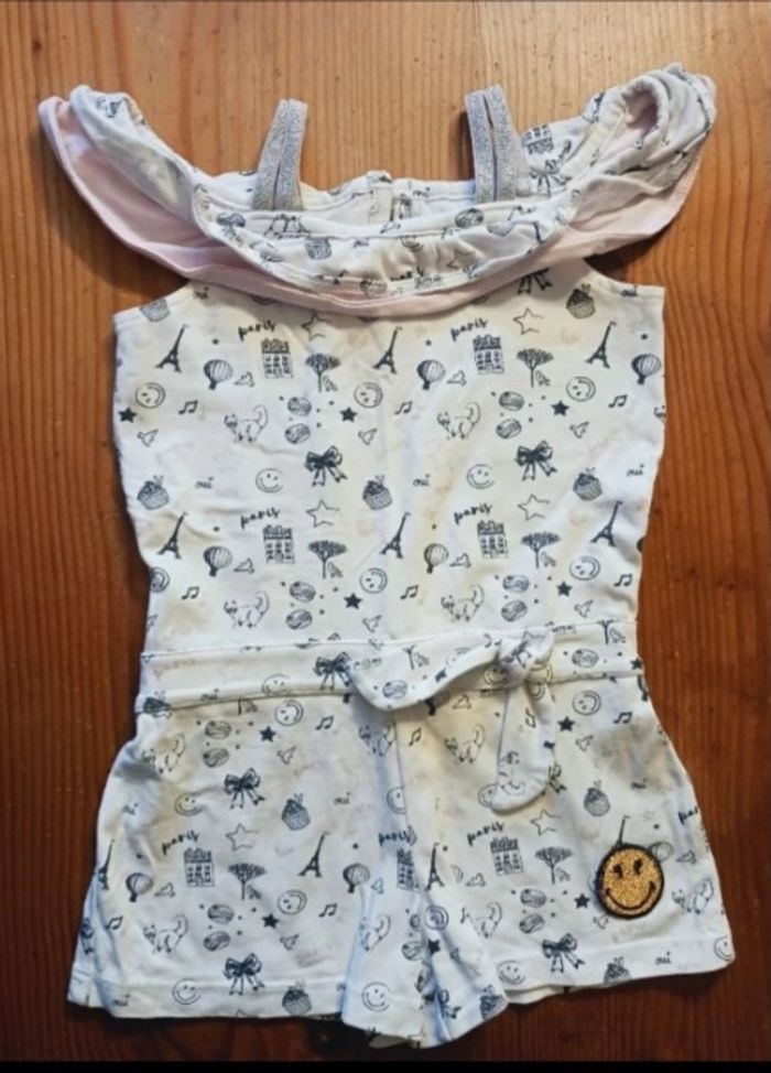 Combi-Short fille - 24 mois (92cm) - Smiley World