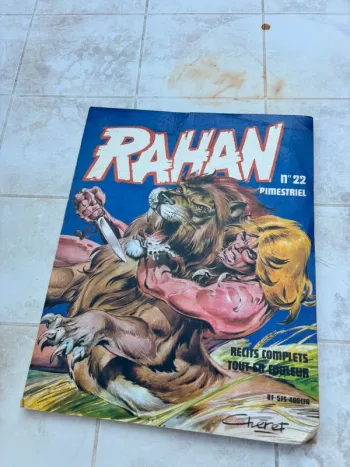 🦴 bandes dessinées Rahan n22 (mars 1977)Édition originale vintage 🦁