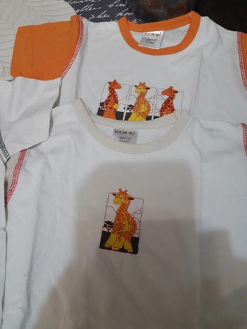 Lot de 3 t-shirt pocopiano neufs