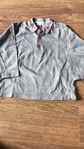 Polo gris 3 ans