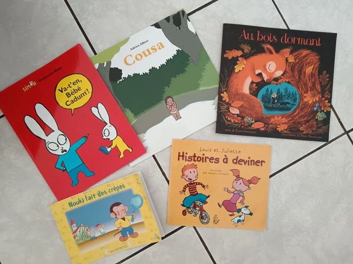 Lot de 5 livres enfants
