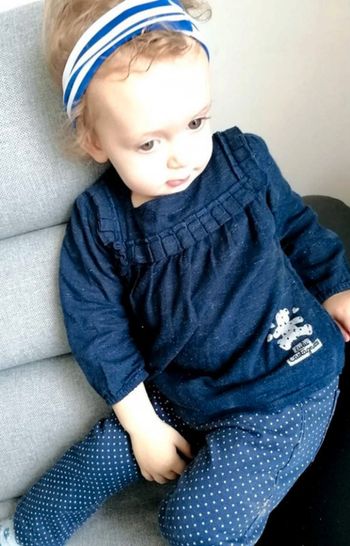 18 mois ensemble blouse lulu castagnette et pantalon kimbaloo ( sans bandeau)