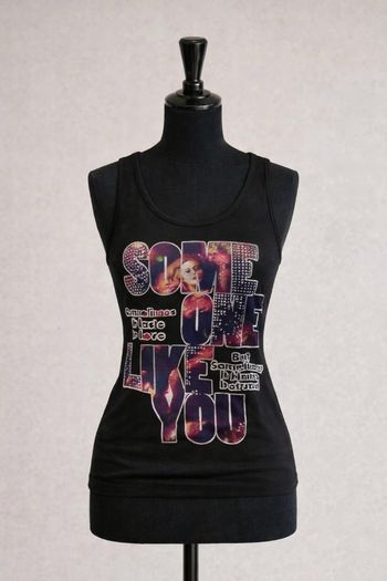 Débardeur noir imprimé femme Taille 36/38