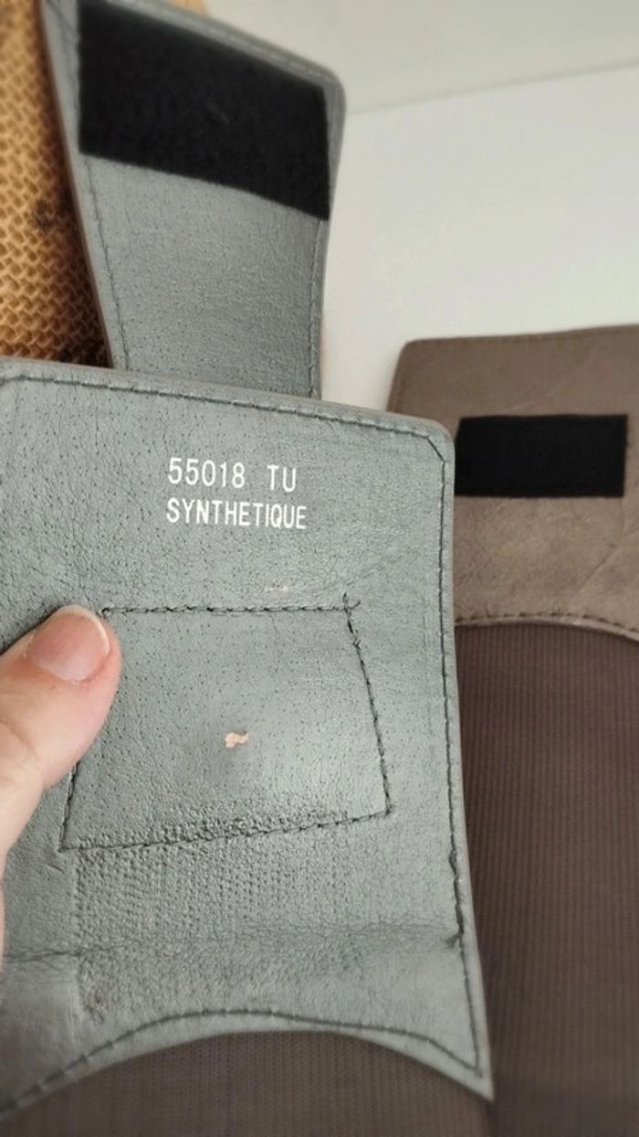 Ceinture élastique grise scratch 75 cm - photo numéro 7