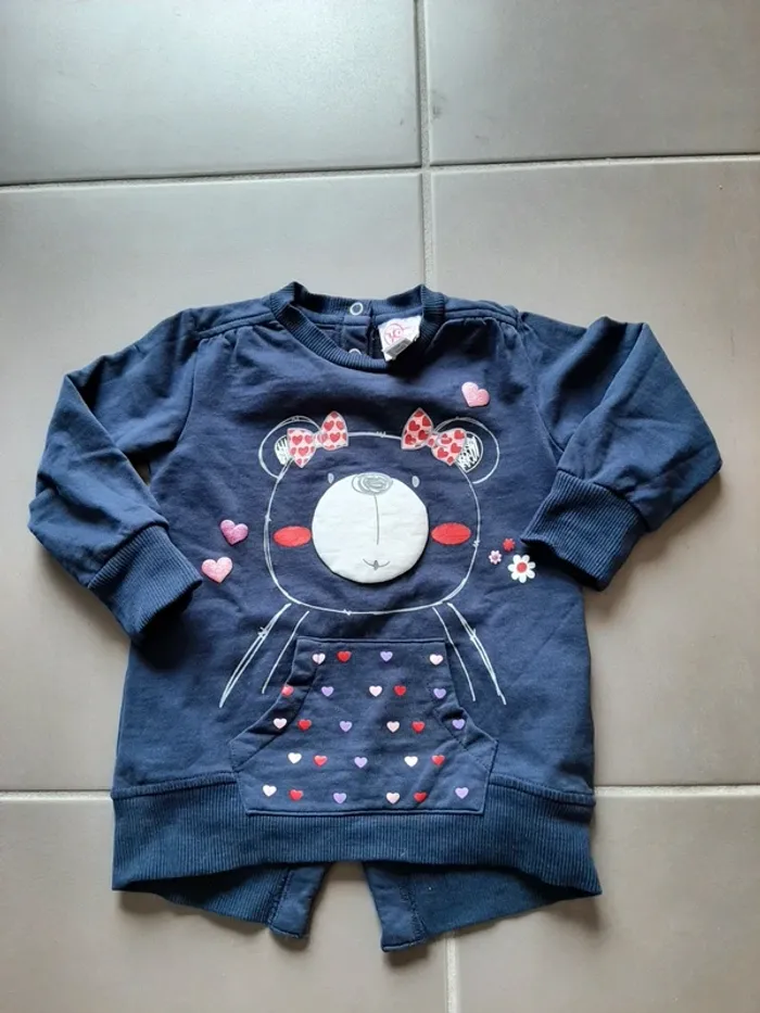 Lot de 2 t-shirts et 1 sweat 15-18mois Chicco neufs - photo numéro 11