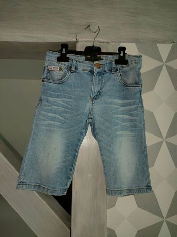 Short bleu en jean