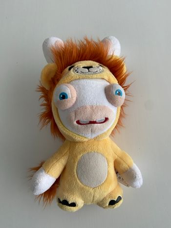 Peluche Lapin Crétin Déguisé en Lion - Officiel Ubisoft - 24 cm