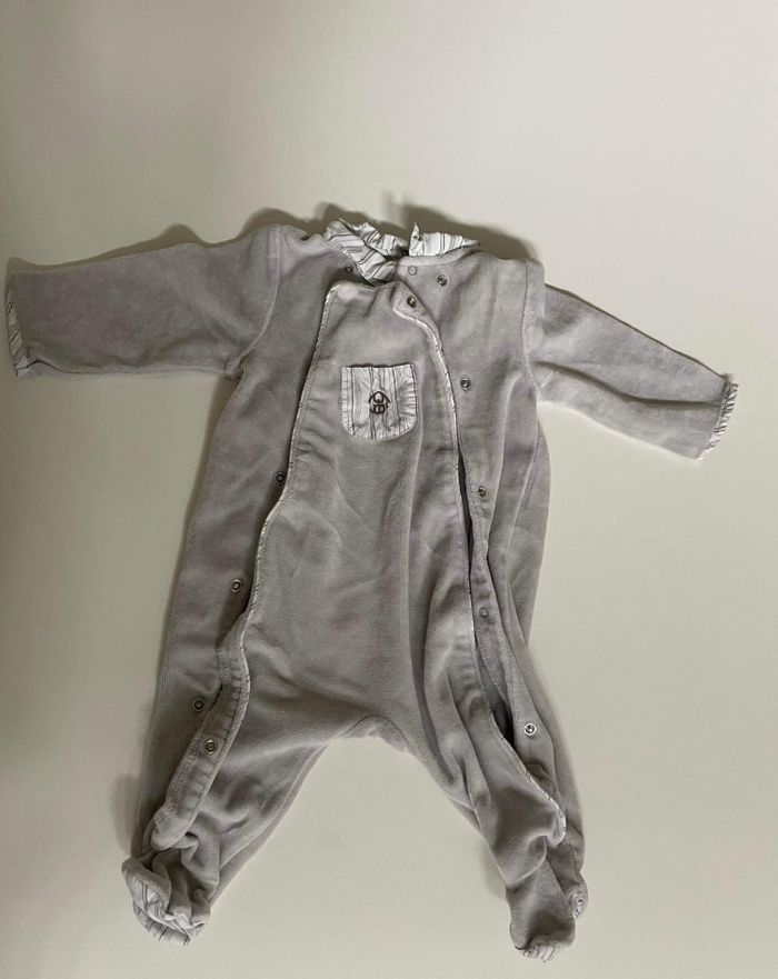 Pyjama velours 6m - 67cm