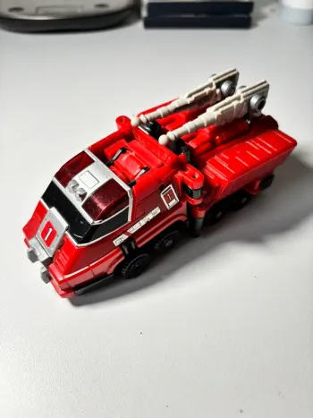 Action figure figurine robot Power Rangers Turbo Deluxe Rescue Megazord