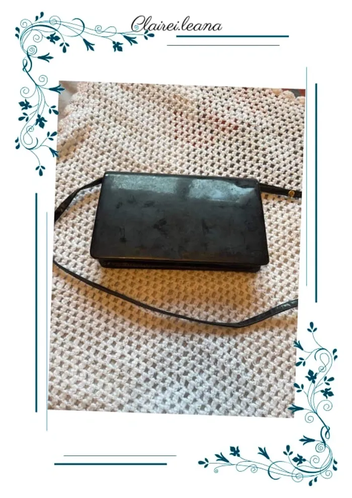 🛑 pochette noir brillant 🛑 - photo numéro 2