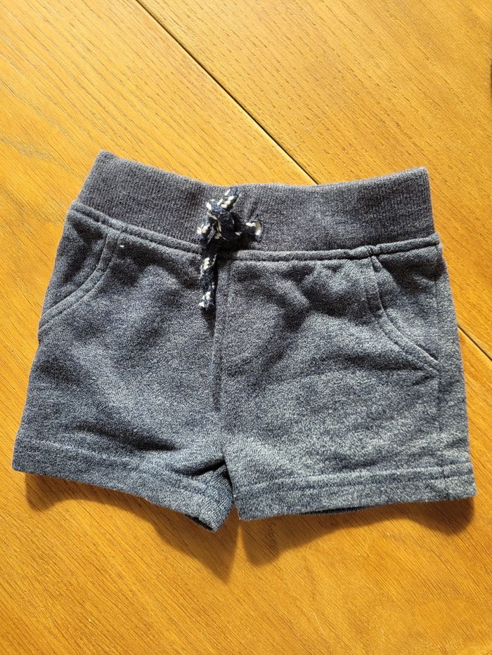 Lot 3 shorts bleus  souples en cotons - photo numéro 4