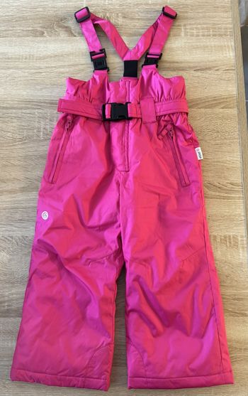 Combi salopette de ski fille rose Etirel