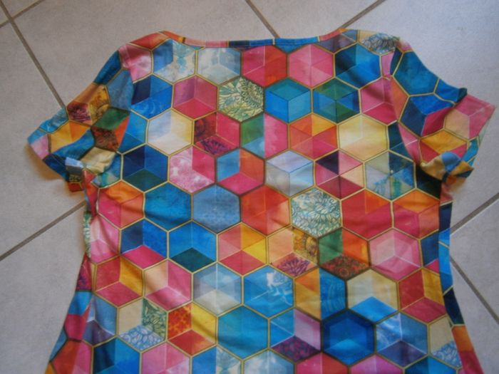 Tee-shirt MC multicolore SHEILAY Taille L/40 - photo numéro 8