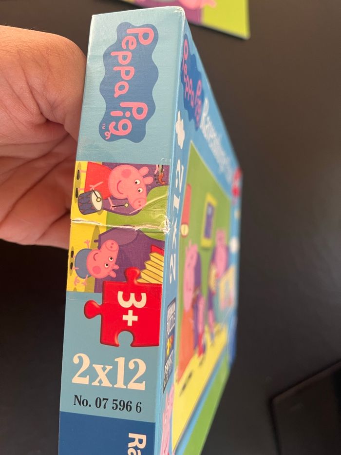 🧩 Lot de 2 puzzles Peppa Pig – Ravensburger – 2×12 pièces - photo numéro 3