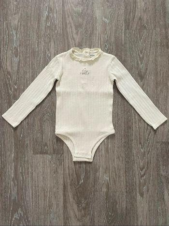 Body manches longues crème taille 3 ans