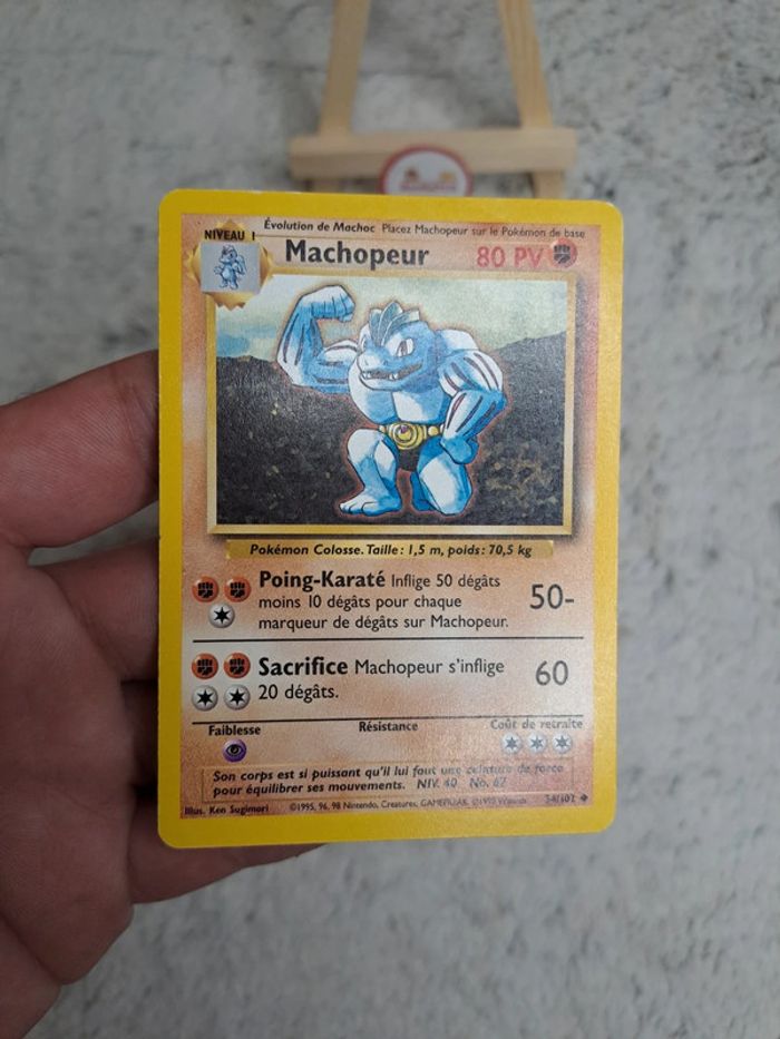 Carte Pokémon Machopeur 34/102 Set de base ed2 Wizards Fr - photo numéro 3