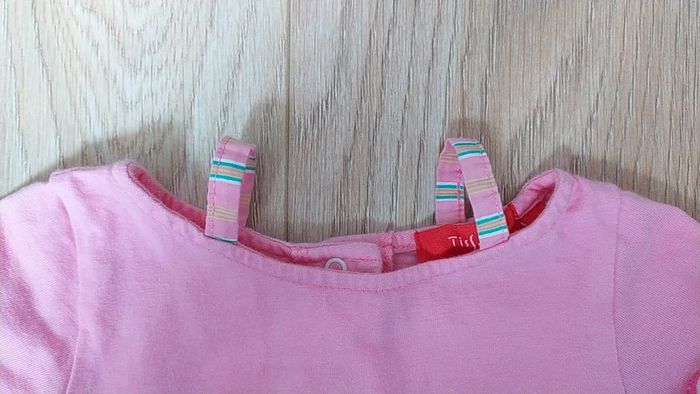 Ensemble fleurs rose 3 mois - photo numéro 8