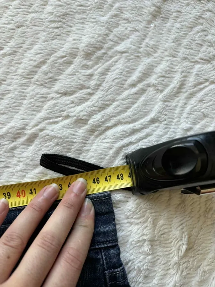 Jean Levi’s 505 Straight femme – taille 42/44 XL/2XL bleu foncé mi taille Modèle US rare - photo numéro 16