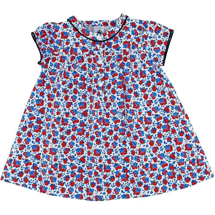 Robe à manches courtes 6 mois en coton Petit Bateau