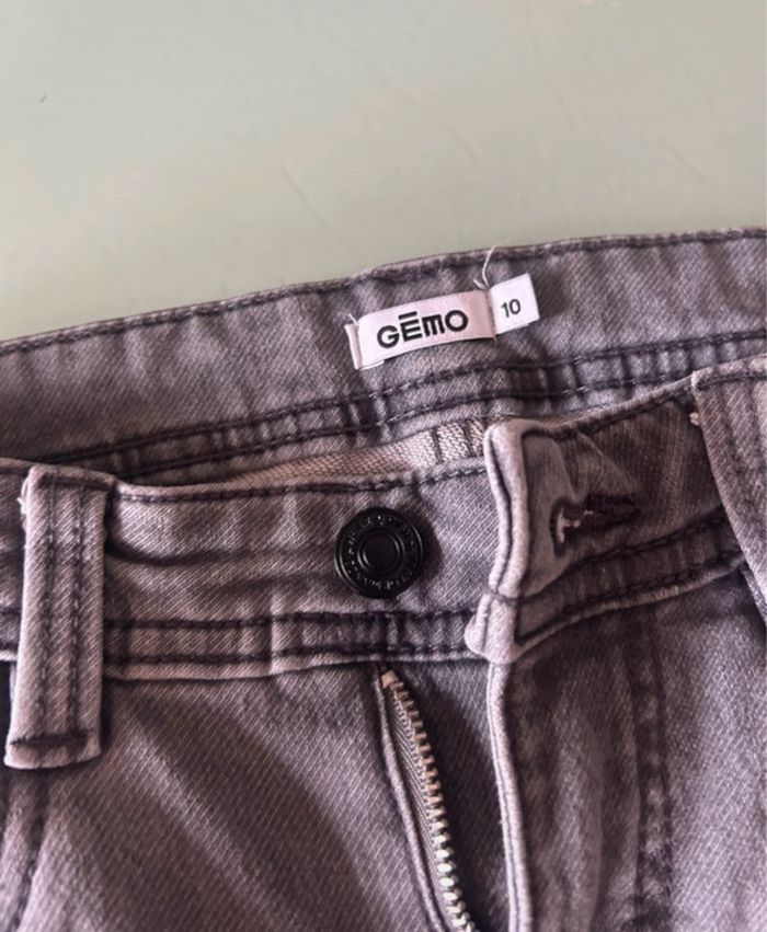 Jean neuf gris gemo 10 ans - photo numéro 2