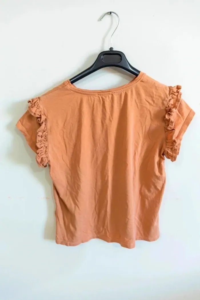 C50 t-shirt Abricot camaïeu 38 - photo numéro 2