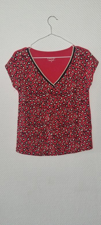 T-shirt / blouse manches courte taille 34 / XS Camaïeu