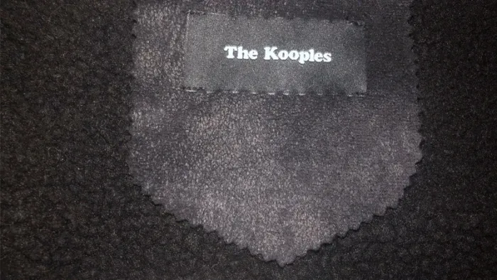 Veste noire The Kooples laine effet peau de mouton xxs - photo numéro 5