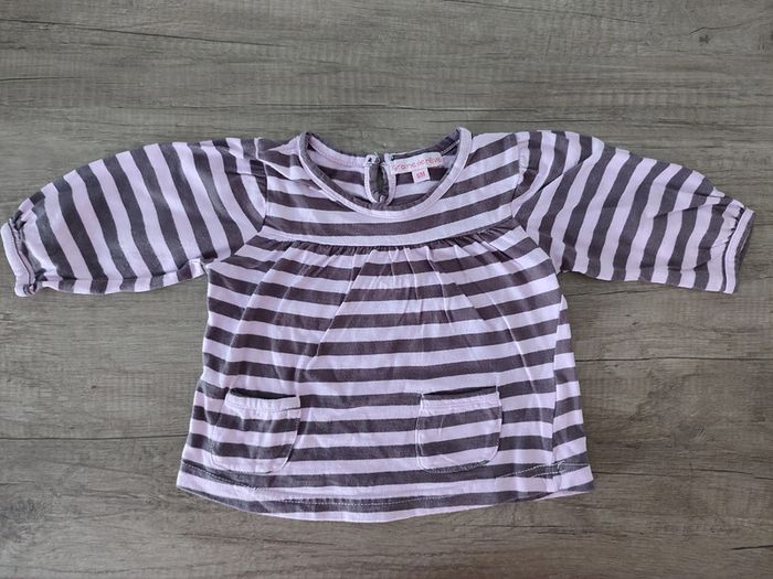 T Shirt 6 mois " Graine de rêve " violet #Fille6mois