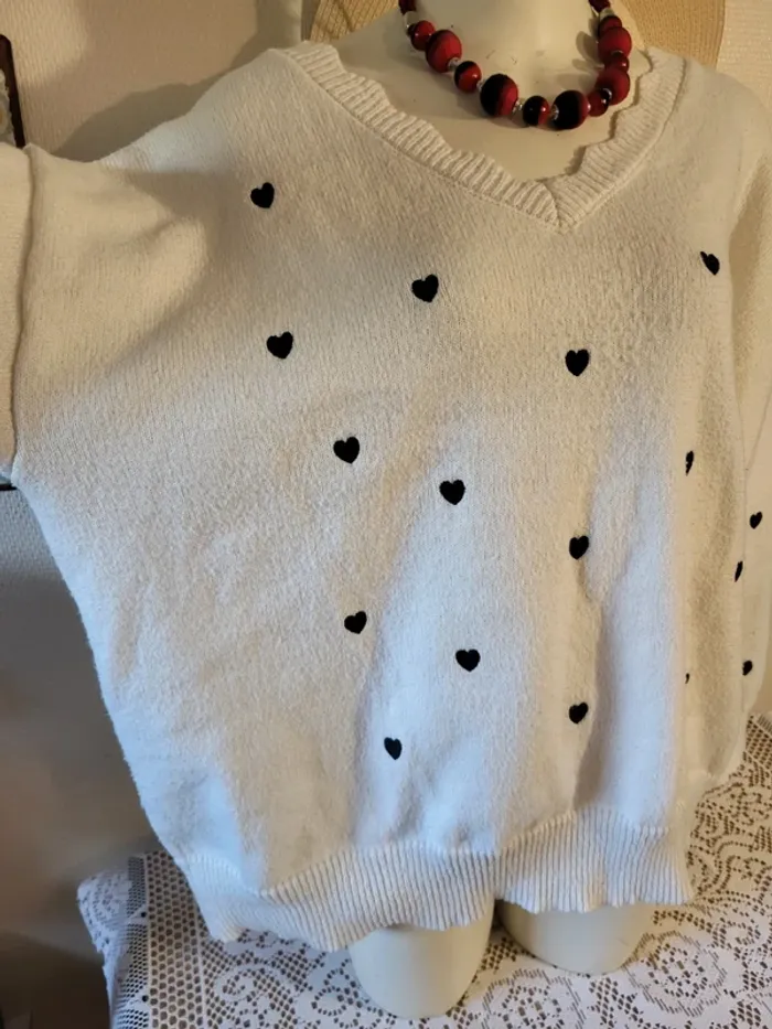 Pull cœur - photo numéro 2