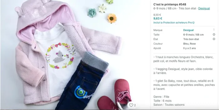 Fille 6 mois : rentrée en rose - photo numéro 5