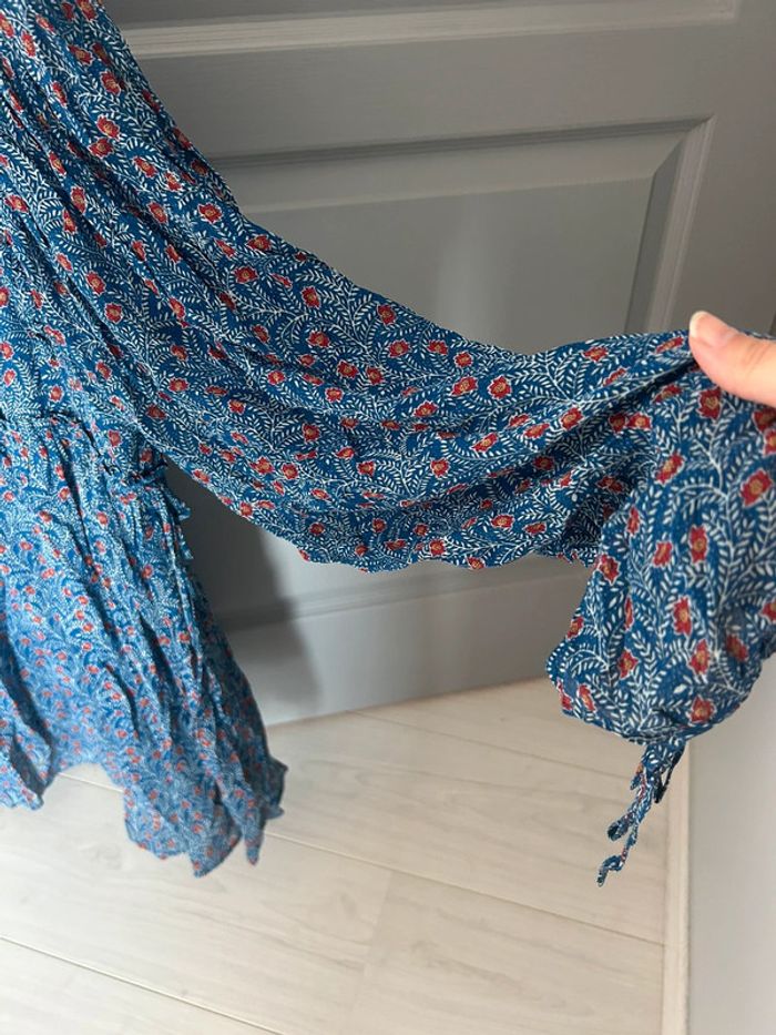 Robe Sézane Evy palermo bleu T. 38 - photo numéro 6