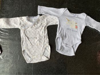 Body fille 1 mois